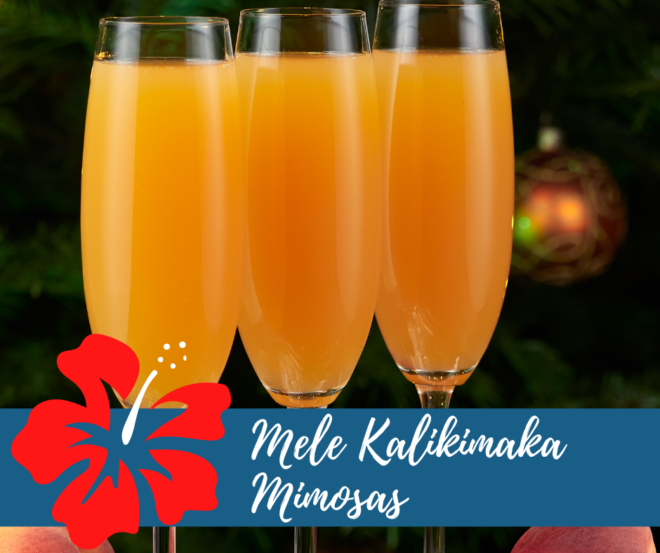 Mele Kalikimaka Mimosas