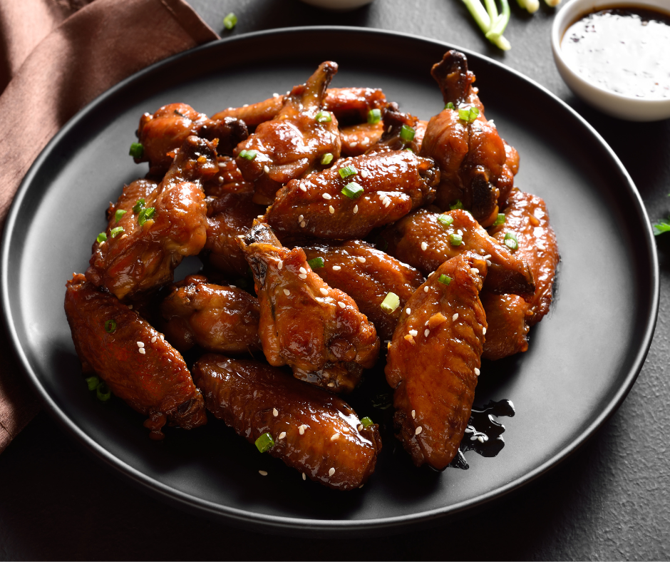 Hot Honey Pineapple Chicken Wings