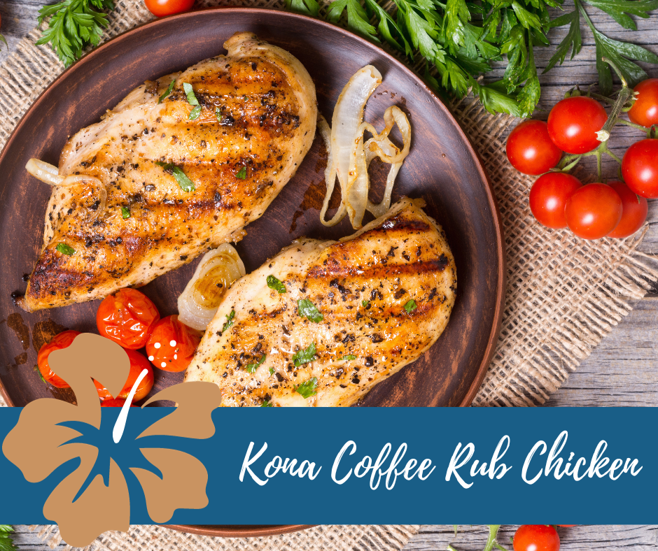 Kona Coffee Rub Chicken