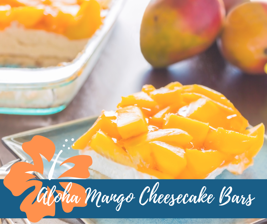 Aloha Mango Cheesecake Dessert