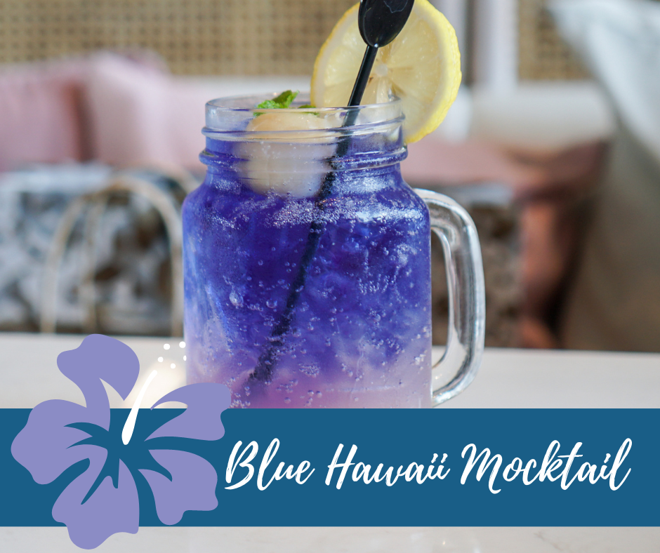 Blue Hawaii Mocktail