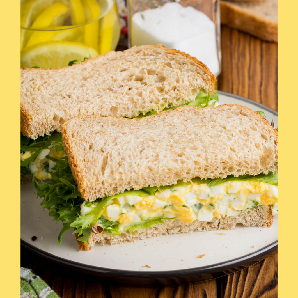 Curried Egg Salad Sandwich with Aloha!