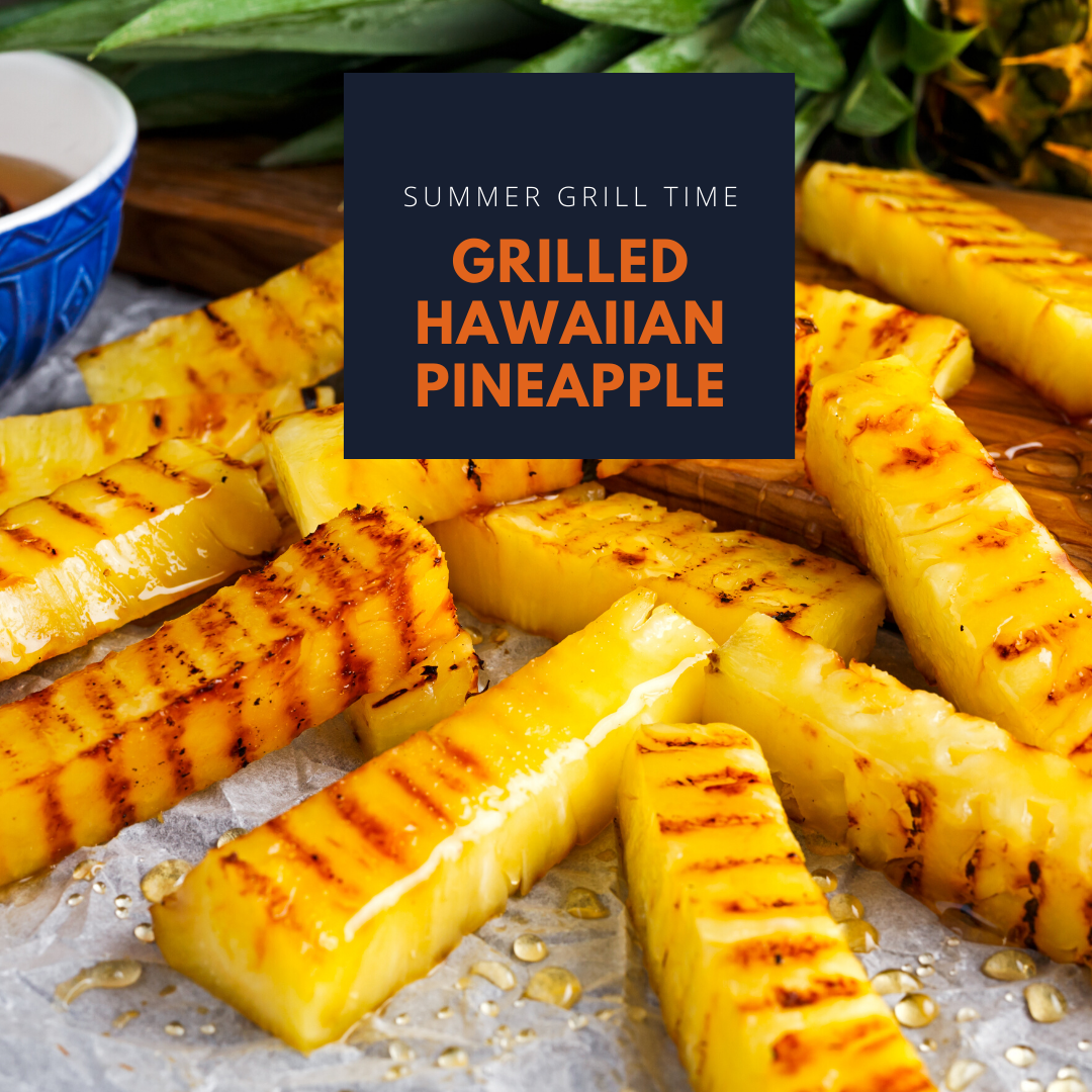 Grilled Hawaiian Pineapple with Hawaiian Sugar Glaze | Tastes of Aloha