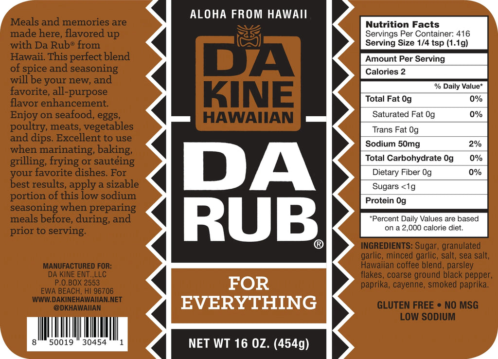 Da Kine Hawaiian - The Everything Rub