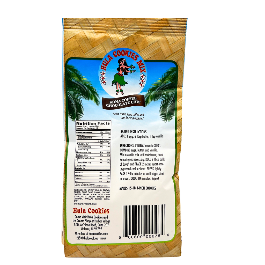 Hula Cookies Mix - Kona Coffee Chocolate Chip