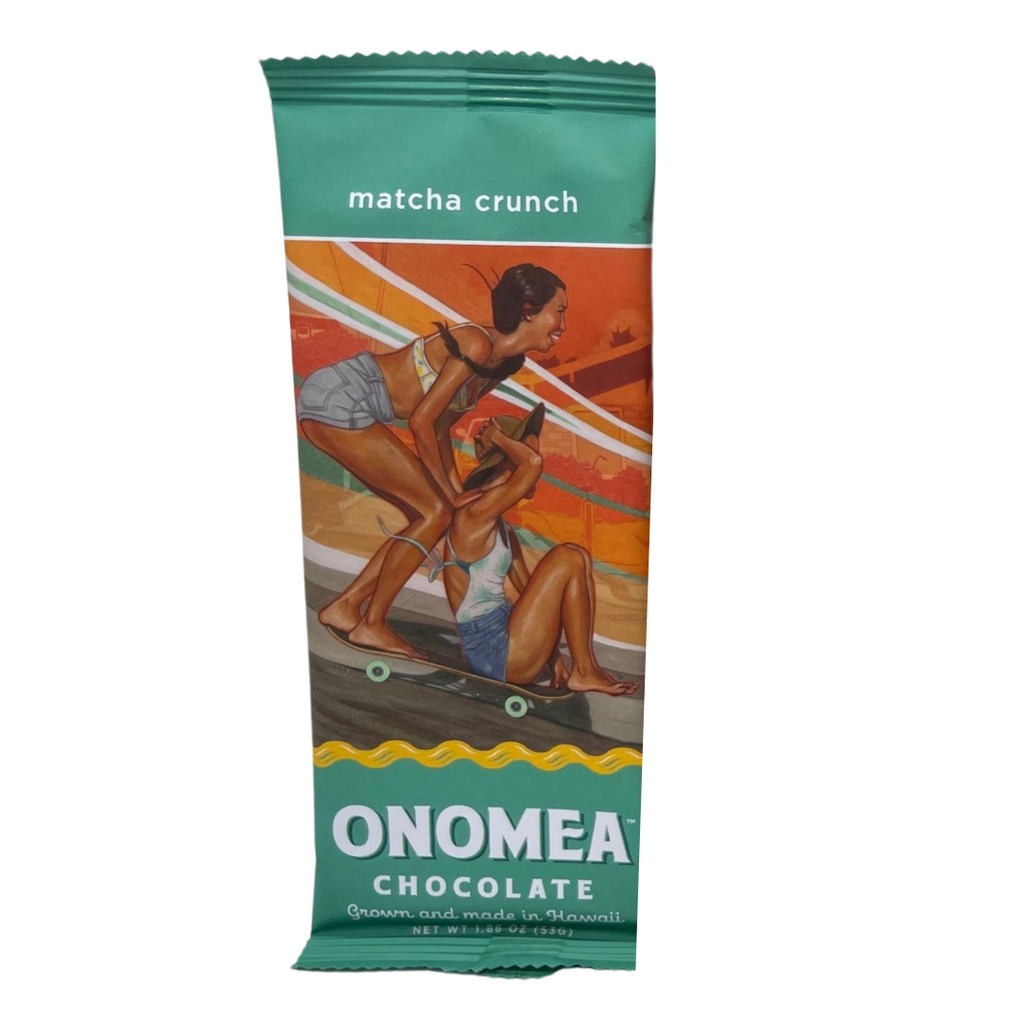Onomea Matcha Crunch Chocolate Bar