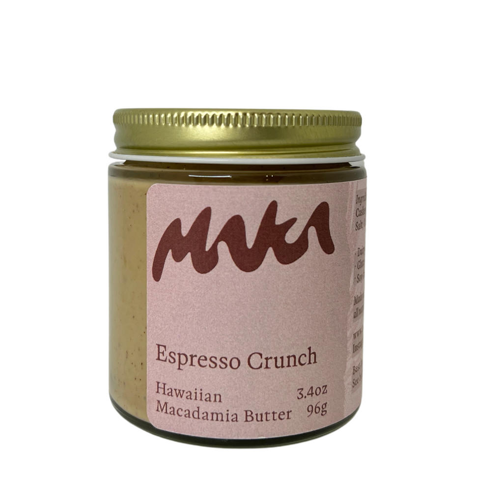 Maka Butter Espresso Crunch Macadamia Nut Cashew Butter