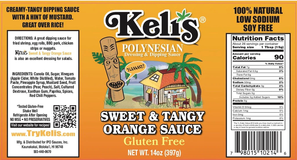 Kelis Polynesian Sweet & Tangy Orange Sauce