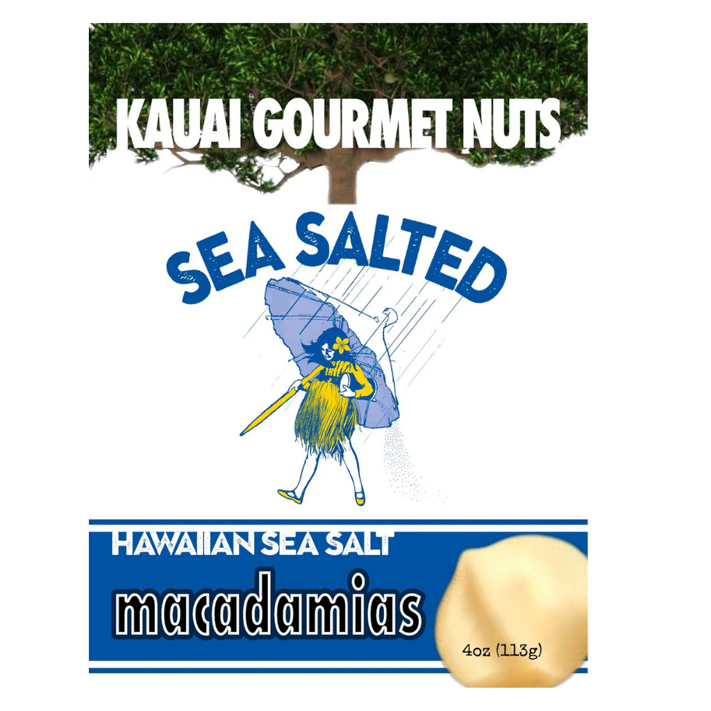 Kaua'i Gourmet Nuts - Sea Salted Macadamia Nuts