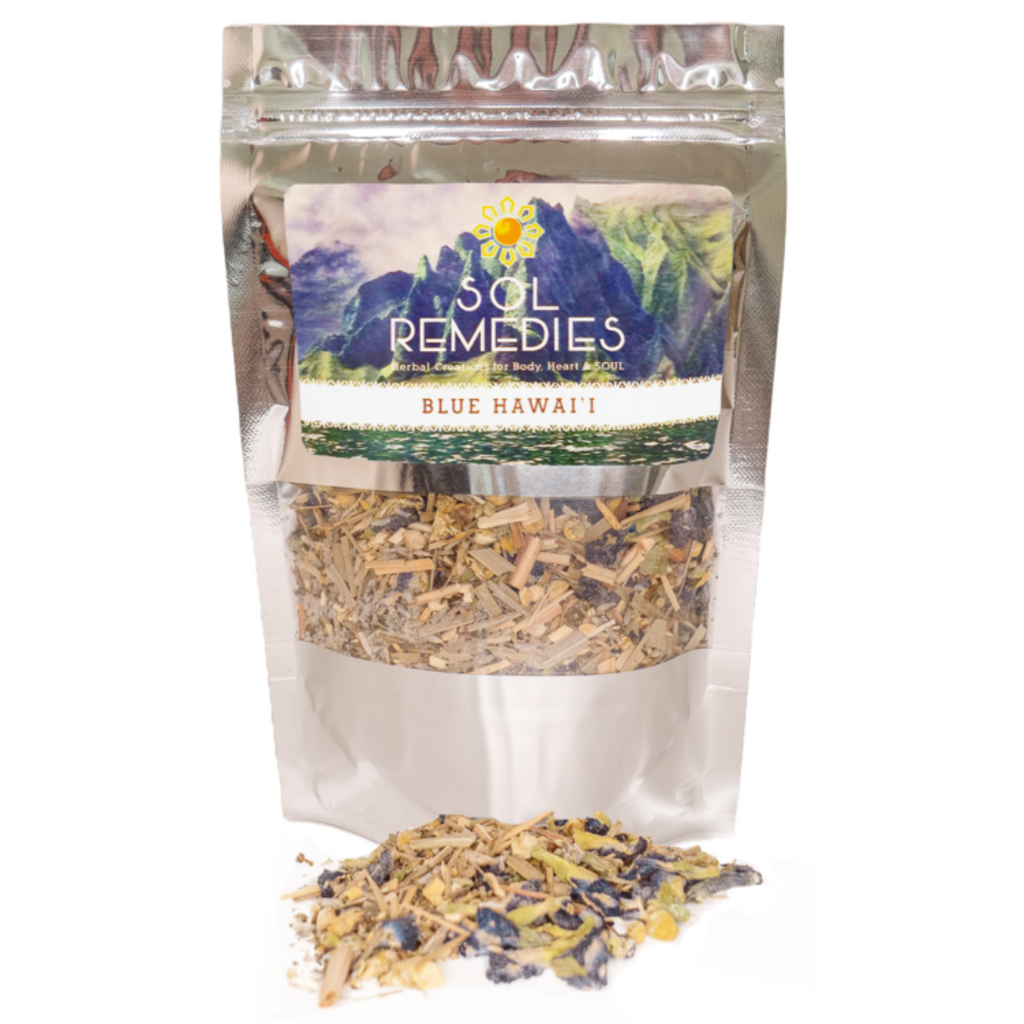 Sol Remedies Blue Hawaii Loose Leaf Tea | Tastes of Aloha