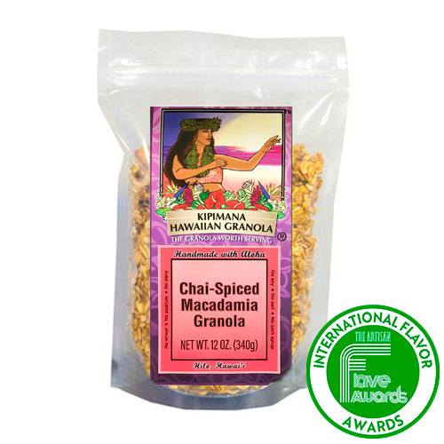 Kipimana Hawaiian Granola - Chai Spiced Macadamia Granola