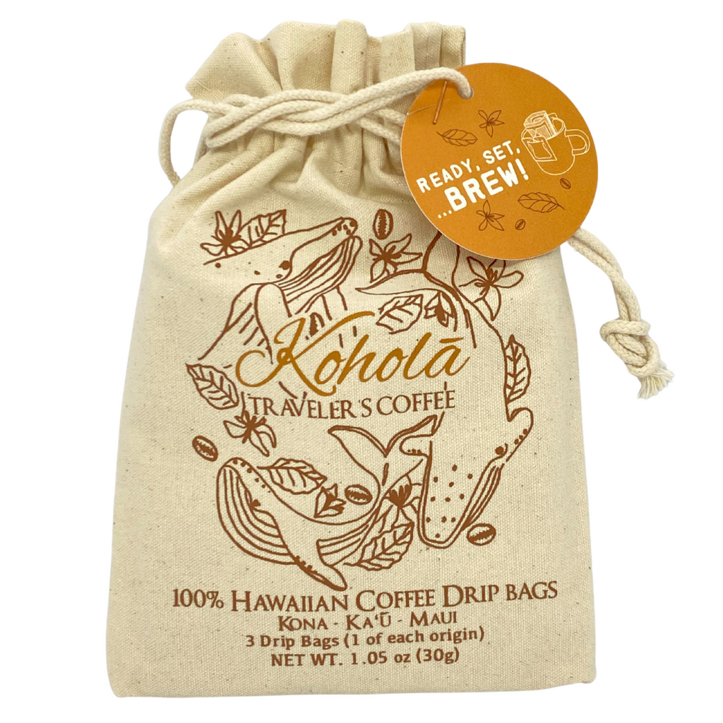 Kohola Traveler's Coffee Trio Variety Gift Set of 3