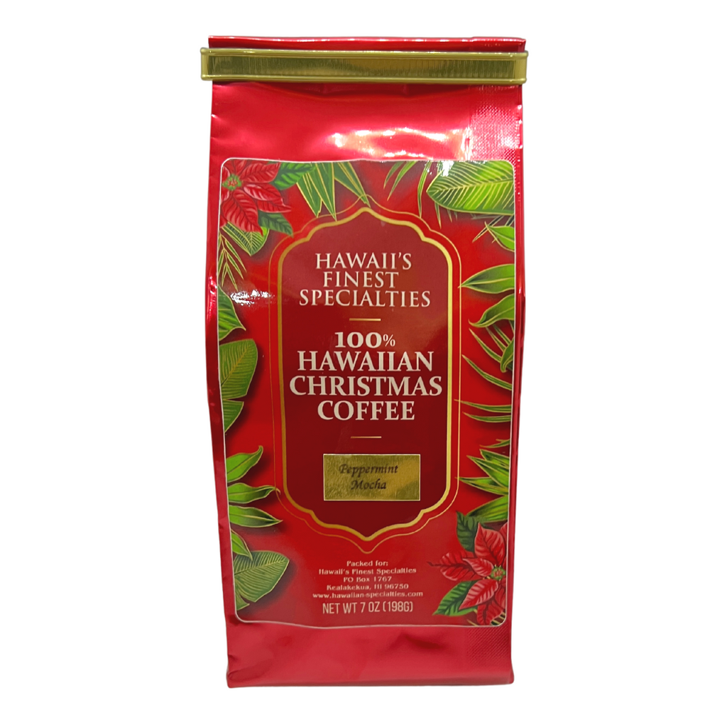 Hawaii's Finest Specialties - 100% Hawaiian Christmas Coffee Peppermint Mocha