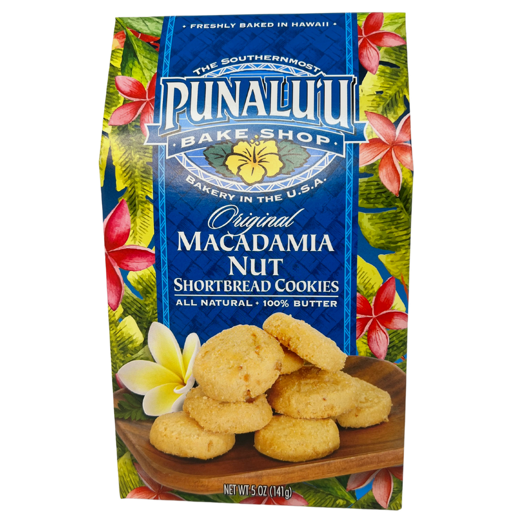 Punalu'u Bakeshop Original Macadamia Nut Shortbread Cookies