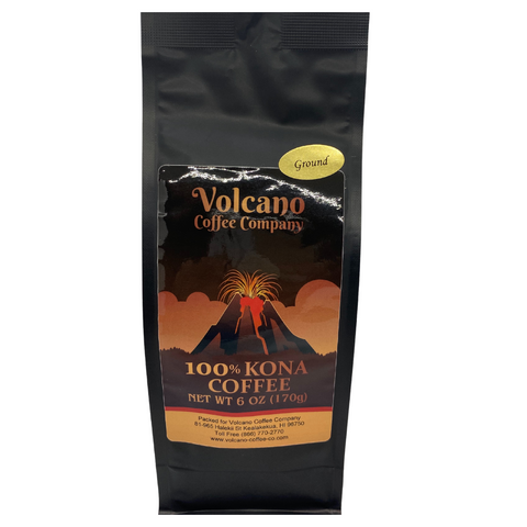Volcano Coffee Company 100% Kona Coffee 6 oz