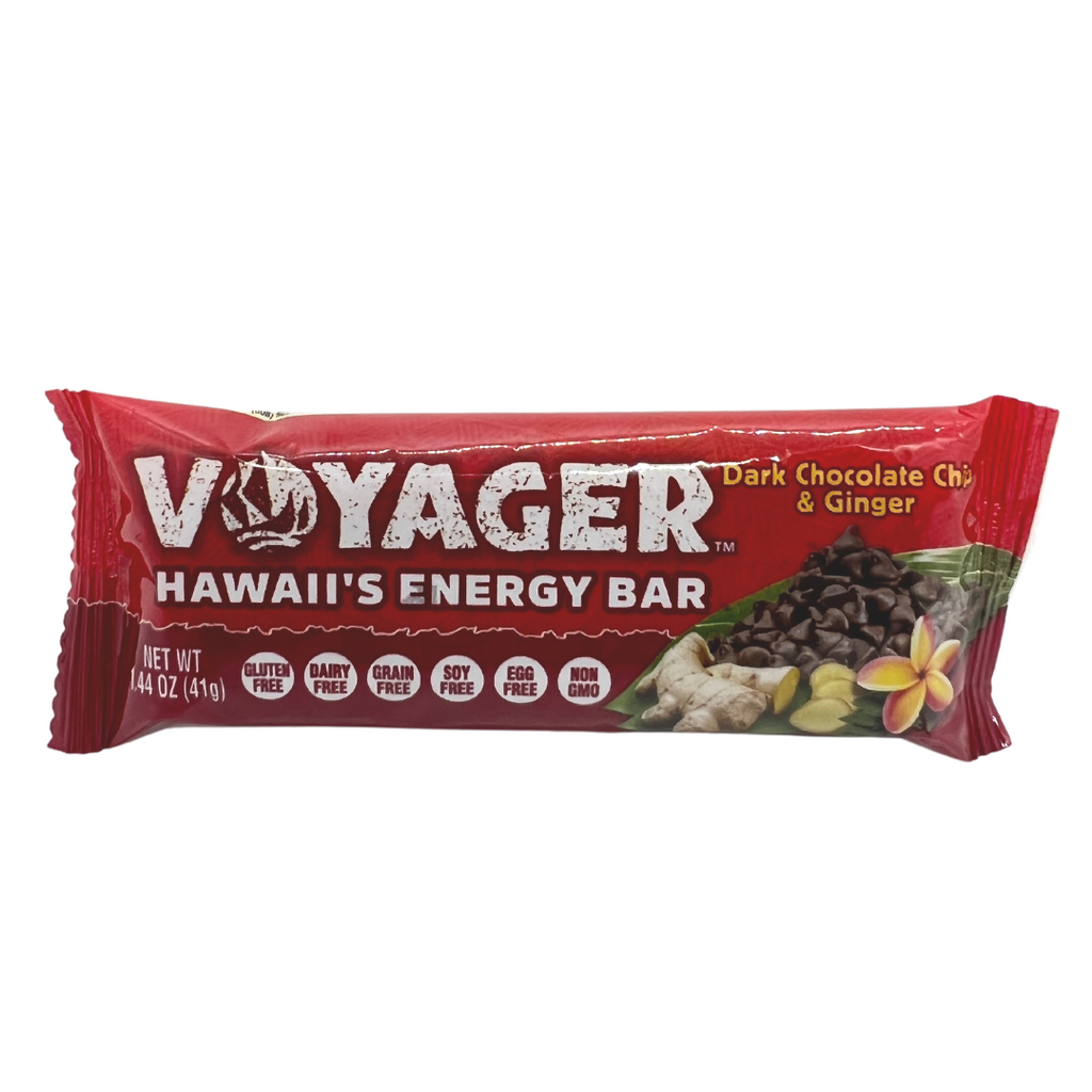 Punalu'u Voyager Energy Bars - Dark Chocolate Chip & Ginger