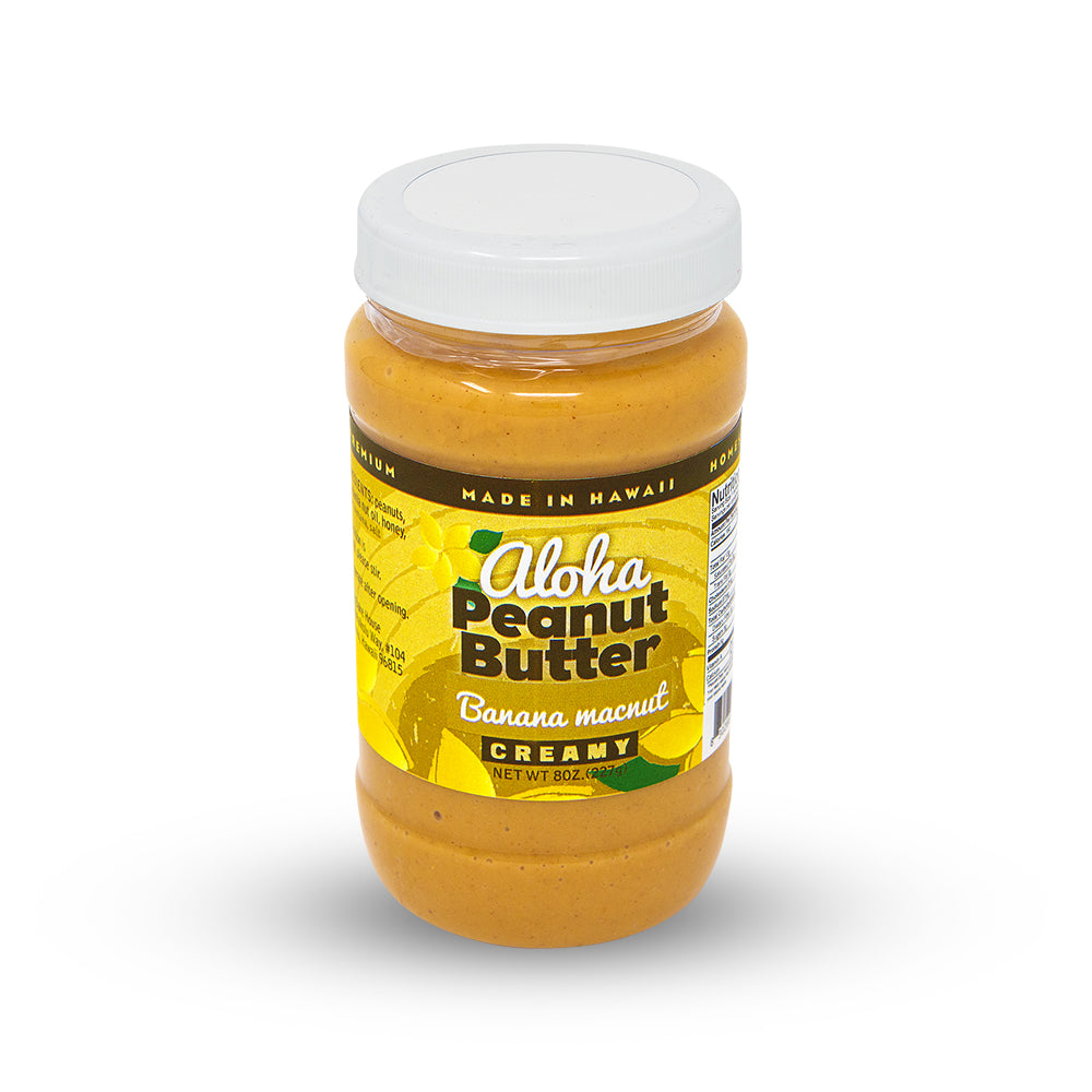 Aloha Peanut Butter - Banana Macnut Creamy
